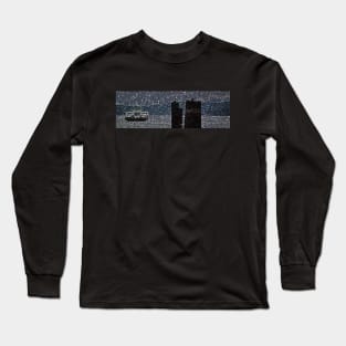 San Juan Island Ferries, Seagull and Seaplane Long Sleeve T-Shirt